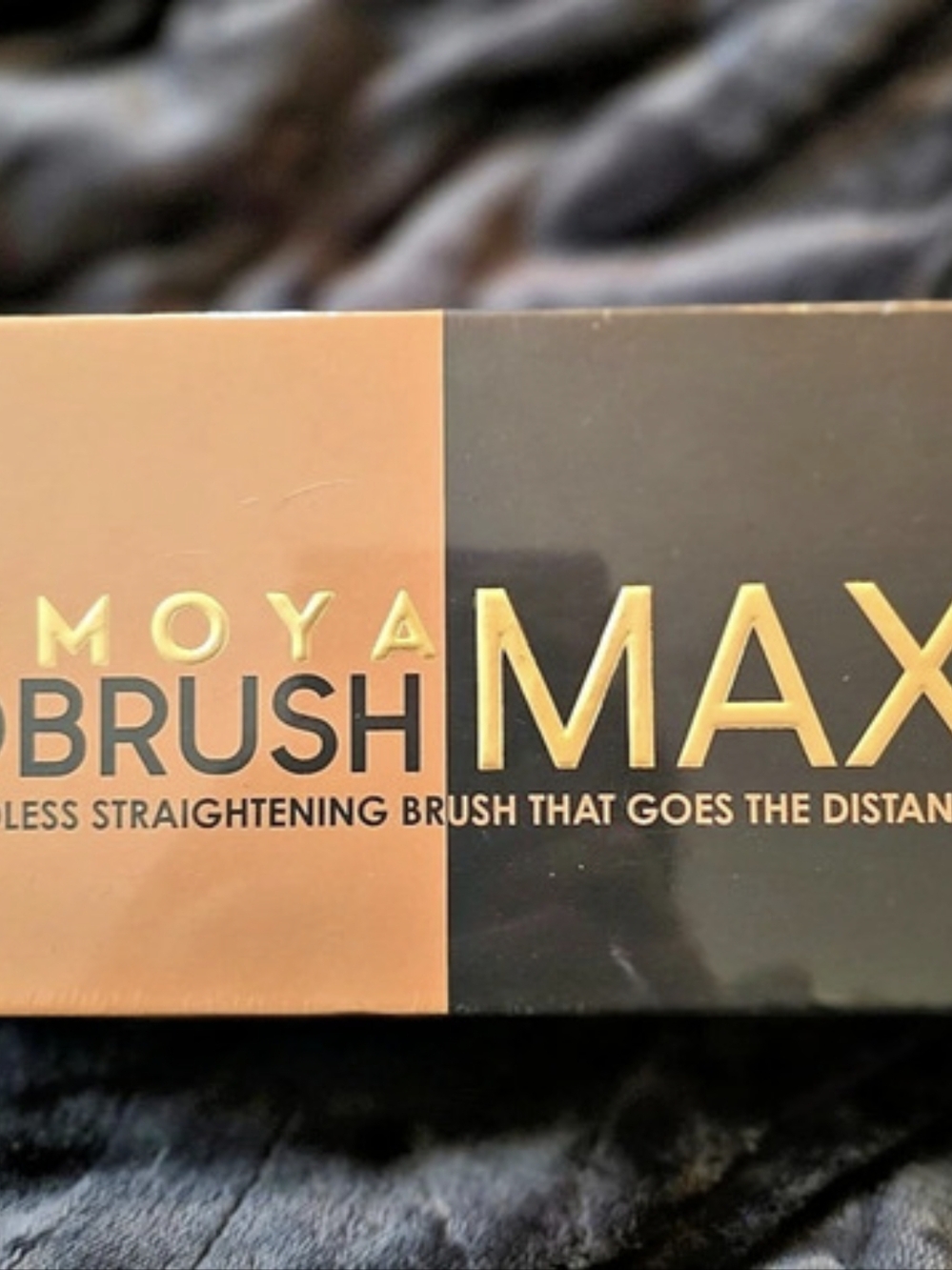 Numoya GoBrush Max Cordless Straightening Brush NWT